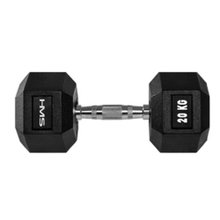 HMS Fitness Hex Pro Kurzhantel 20kg - 1 Stück