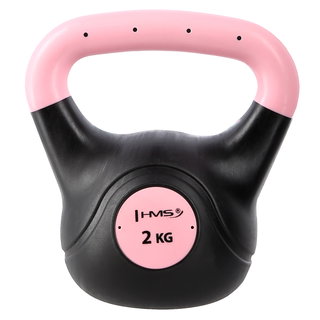 HMS Fitness Kettlebell KPC02 pink/black 2kg - 1 piece -