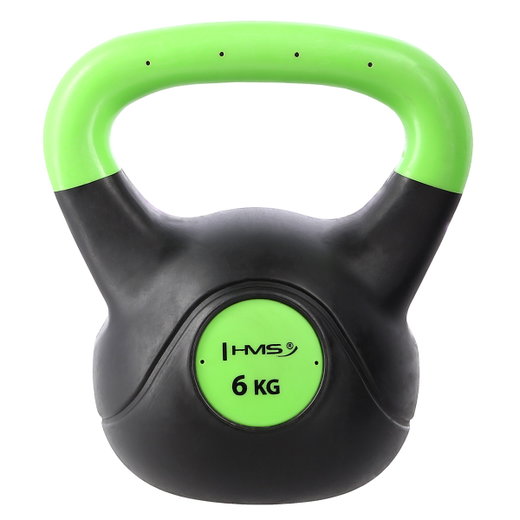 HMS Fitness Kettlebell KPC06 zielona/czarna 6kg - 1 sztuka -