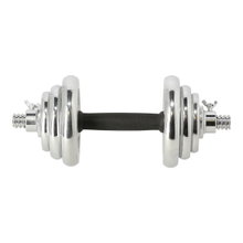 HMS Fitness Kurzhantel Verstellbare SR52 im Koffer (20kg, Chrom) silber