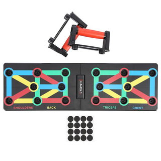 HMS Fitness PU12 Multifunctional Push-Up Board black/multicolored