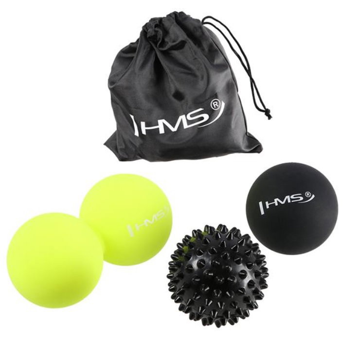 HMS Fitness Massage Balls BLS01 (3 Balls)