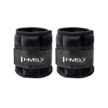 HMS Gewichtsmanschetten ONK05 (für Knöchel und Handgelenk) - 1 Set 2x2,5kg - schwarz