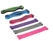HMS Premium Widerstandsband GU04 GU06 Pro Set sortiert/bunt - 6 Stück