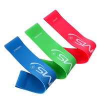 HMS Premium Widerstandsband GU04 Slim Set (blau, grün, rot) - 3 Stück
