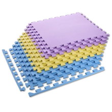 HMS Unterlegmatte MP10 (Puzzlematte 9 Elemente) - gelb/blau/violett - 1 Stück