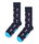 Happy Socks Tagessocke Crew Glas mit Wein dunkelblau - 1 Paar