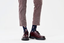 Happy Socks Tagessocke Crew Glas mit Wein dunkelblau - 1 Paar
