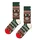 Happy Socks Tagessocke Crew Christmas Sweater grün - 1 Paar