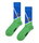 Happy Socks Tagessocke Crew Tennisschläger blau/grün - 1 Paar