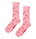 Happy Socks Tagessocke Crew Candy Cane (Zuckerstange) pink - 1 Paar