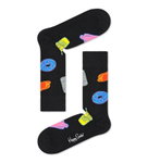 Happy Socks Daily Sock Crew The Simpsons All You Can Eat (Organic Cotton) black - 1 Pair