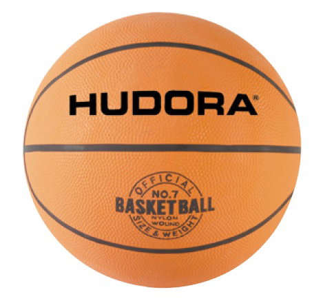 Hudora Basketball Standard (Größe 7) orange