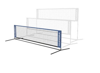 Hudora Netz Tennis/Badminton/Federball höhenverstellbar - Breite 3 Meter
