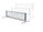 Hudora Netz Tennis/Badminton/Federball höhenverstellbar - Breite 3 Meter