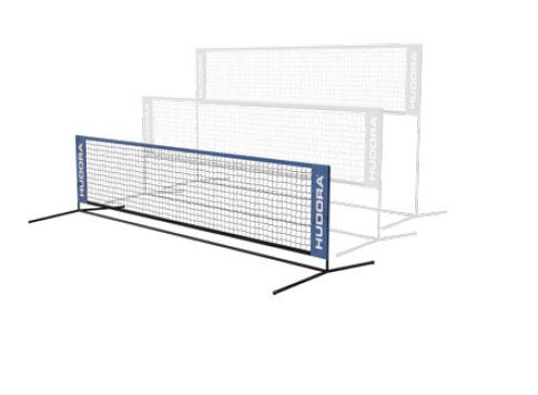 Hudora Netz Tennis/Badminton/Federball höhenverstellbar - Breite 3 Meter