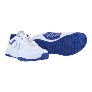 hummel Hallen-Indoorschuhe Power Play Pro weiss/blau Herren