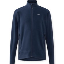 Haglöfs Fleecejacka Buteo Mid II (Polartec® Microfleece, ciepła, lekka) ciemnoniebieska męska