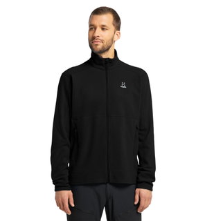 Haglöfs Fleecejacke Buteo (Midlayer) schwarz Herren