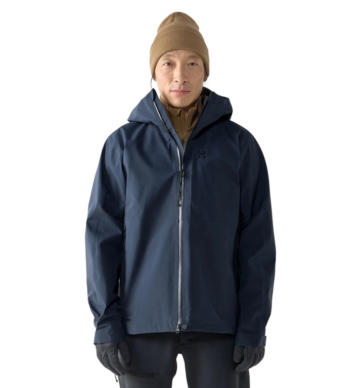 Haglöfs Allwetterjacke Front Proof II (wasserdicht, winddicht, 3-Lagen) dunkelblau Herren