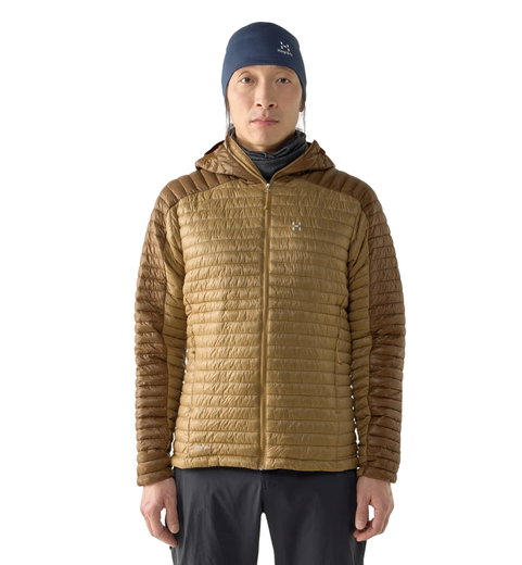 Haglöfs Isolationsjacke L.I.M Mimic II Hood (superleichtes, reißfestes Pertex Quantum) braun Herren