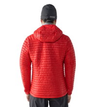 Haglöfs L.I.M Mimic II Hood Insulation Jacket (super lightweight, tear-resistant Pertex Quantum) red men's