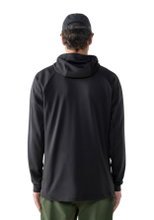 Haglöfs Fleecejacke Korp Mid Hood (Midlayer, atmungsaktiv) schwarz Herren