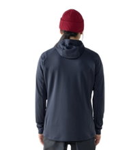 Haglöfs Fleece Jacket Korp Mid Hood (Midlayer, breathable) dark blue men's