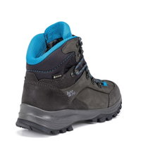 Hanwag Wanderschuhe Banks Lady GTX (Nubukleder, wasserdicht) asphaltgrau/ozeanblau Damen