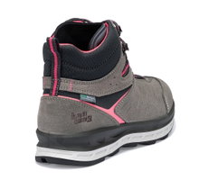Hanwag Wanderschuhe Blueridge ES (Veloursleder, wasserdicht) hellgrau/pink Damen