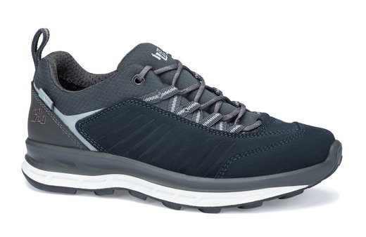 Hanwag Hiking Shoes Blueridge Low ES (suede leather, waterproof) navy blue/grey Women