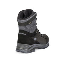Hanwag Winter-Wanderschuhe Banks Winter GTX (Nubukleder, wasserdicht) schwarz/asphaltgrau Herren