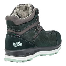 Hanwag Winter-Wanderschuhe Bluerstrait Mid ES (Nubuk- und Veloursleder, wasserdicht) petrol/mintgrün Damen