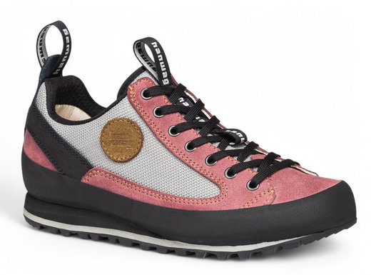 Hanwag Wander-Travelschuhe Rotpunkt Low LL (Veloursleder/Synthetik) rosa/grau Damen