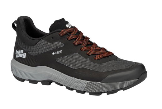 Hanwag Wanderschuhe Kaduro Light GTX (wasserdicht) schwarz/asphaltgrau Herren