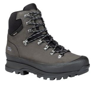 Hanwag Wanderschuhe Nazcat II GTX (Nubukleder, wasserdicht, Trekking) asphaltgrau/schwarz Herren