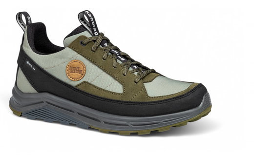 Hanwag Wanderschuhe Rotpunkt Light Low GTX (Veloursleder/Synthetik, wasserdicht) olivegrün Herren