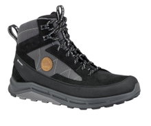 Hanwag Wanderschuhe Rotpunkt Light MID GTX (Veloursleder/Textil, wasserdicht) schwarz/anthrazitgrau Herren