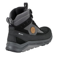 Hanwag Wanderschuhe Rotpunkt Light MID GTX (Veloursleder/Textil, wasserdicht) schwarz/anthrazitgrau Herren