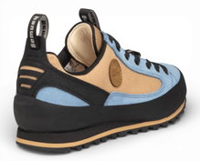 Hanwag Wander-Travelschuhe Rotpunkt Low LL (Veloursleder/Synthetik) blau/beige/schwarz Herren