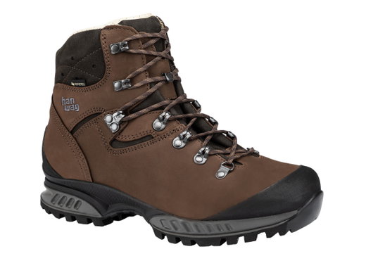 Hanwag Wanderschuhe Tatra II Wide GTX (Nubukleder, wasserdicht, weit) braun Herren