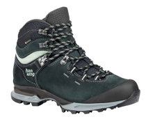 Hanwag Wanderschuhe Tatra Light Bunion Lady GTX (Veloursleder, wasserdicht, Hallux Valgus Variante) petrolblau/mint Damen