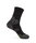 Hanwag Wandersocke Crew Hike Sock (feuchtigkeitstransport, leicht) asphaltgrau/grün - 1 Paar