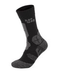 Hanwag Trekkingsocke Crew Trek Sock (schnelltrocknend, mittelstarke Polsterung) asphaltgrau/schwarz - 1 Paar
