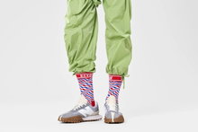 Happy Socks Tagessocke Crew Elton John Striped rot - 1 Paar