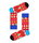 Happy Socks Tagessocke Crew All I Want For Christmas rot - 1 Paar