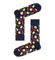 Happy Socks Skarpetki dzienne Crew Piwo i Kiełbasa ciemnoniebieskie - 1 para