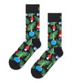Happy Socks Tagessocke Crew Christmas Tree Decoration schwarz/bunt - 1 Paar