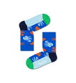 Happy Socks Tagessocke Crew Kids Crocodile (Krokodil) blau Kinder - 1 Paar