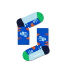 Happy Socks Tagessocke Crew Kids Crocodile (Krokodil) blau Kinder - 1 Paar